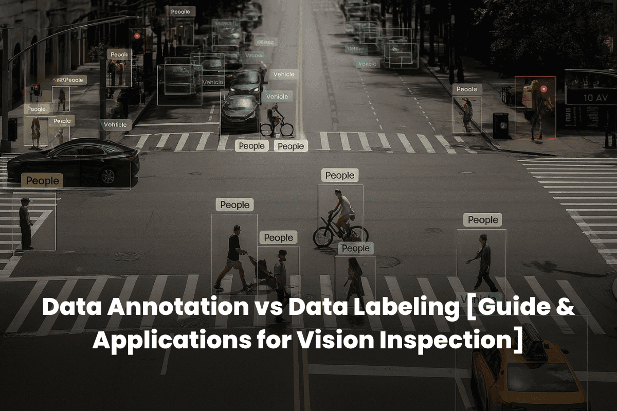 Data Annotation vs Data Labeling [Guide & Applications for Vision Inspection]